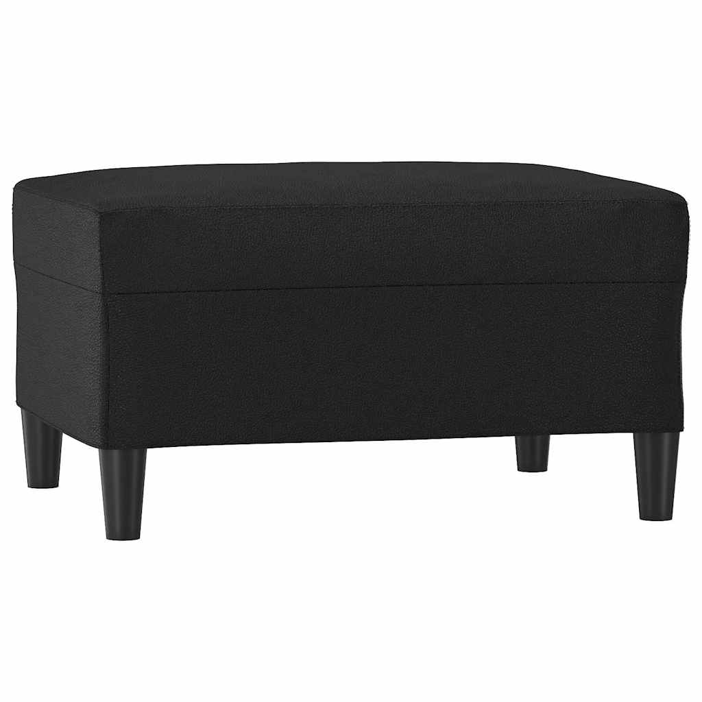 Vidaxl voetenbank 70x55x41 cm kunstleer zwart
