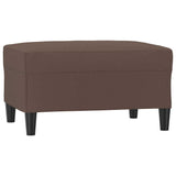 Vidaxl voetenbank 70x55x41 cm kunstleer bruin