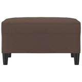 Vidaxl voetenbank 70x55x41 cm kunstleer bruin