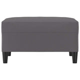 Vidaxl voetenbank 70x55x41 cm kunstleer grijs