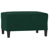 Vidaxl voetenbank 70x55x41 cm fluweel donkergroen