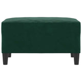 Vidaxl voetenbank 70x55x41 cm fluweel donkergroen