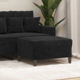 Vidaxl voetenbank 70x55x41 cm fluweel zwart