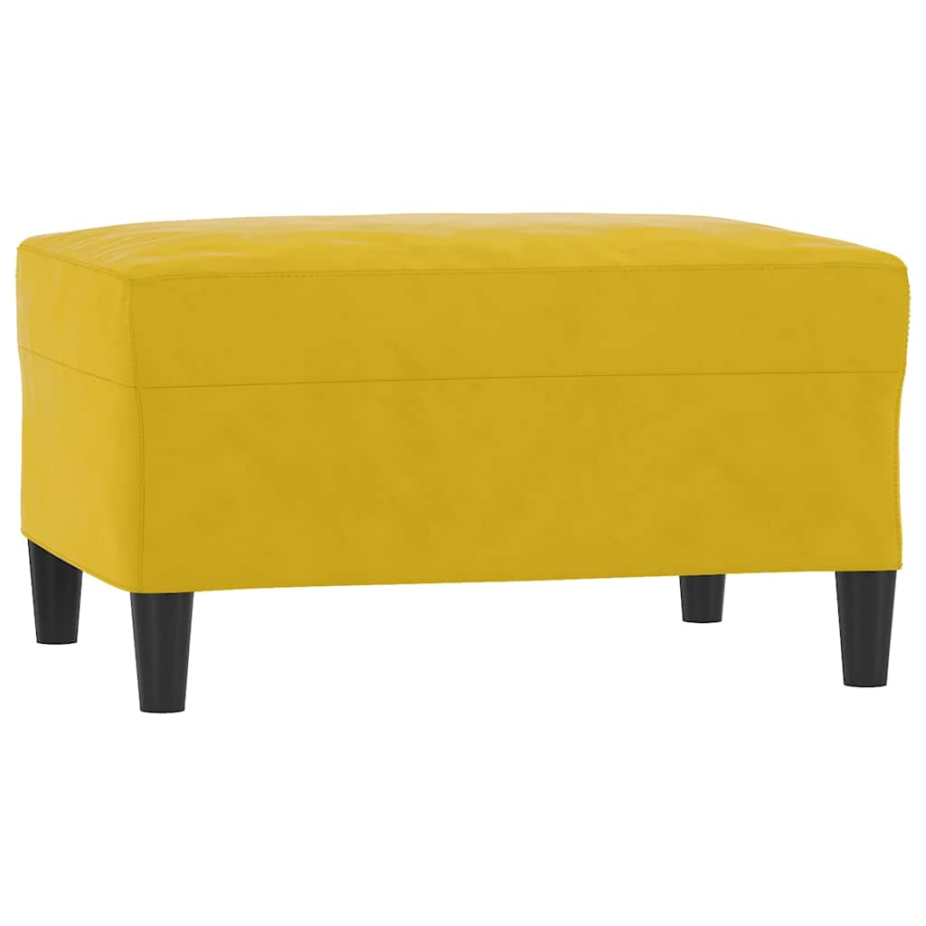 Vidaxl voetenbank 70x55x41 cm fluweel geel