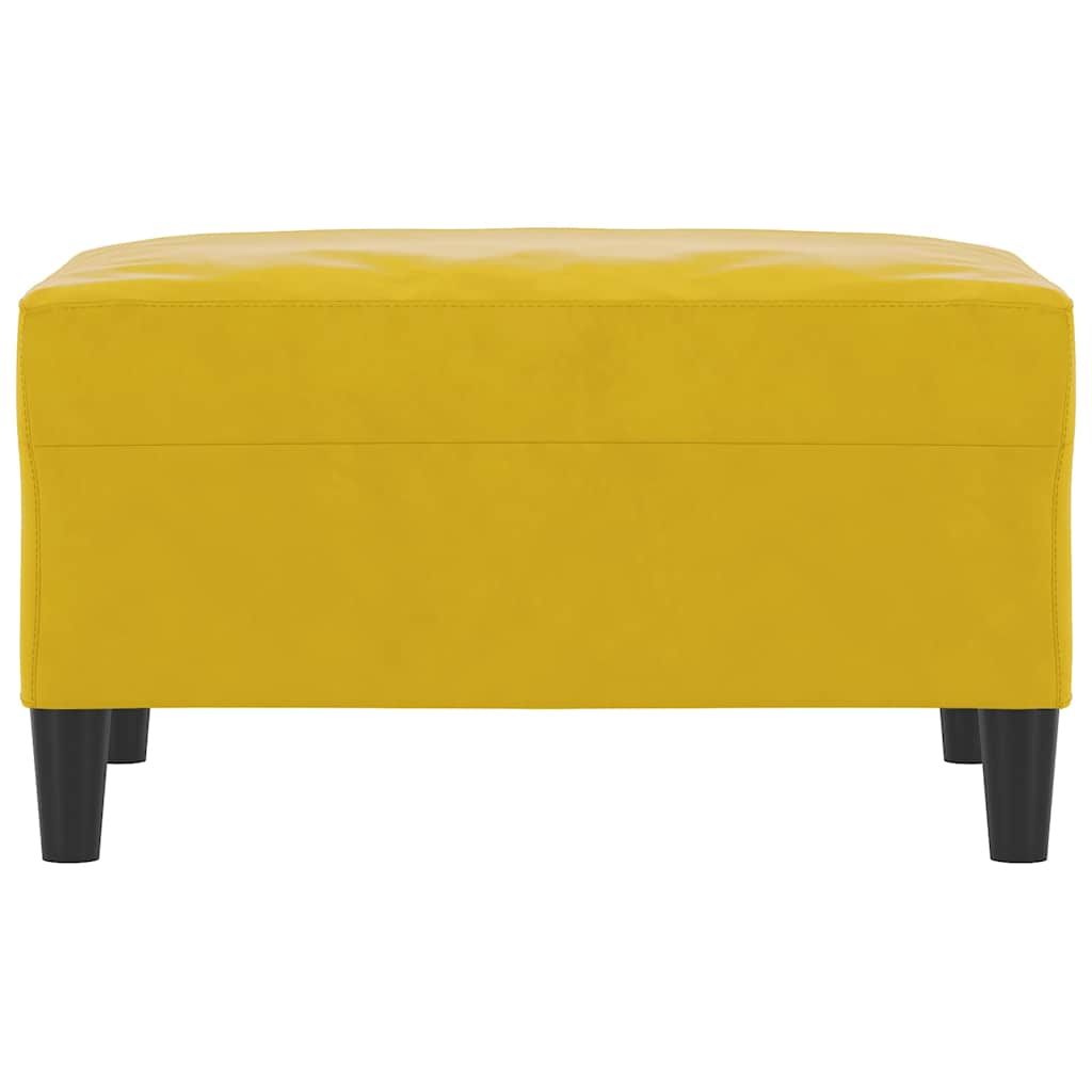 Vidaxl voetenbank 70x55x41 cm fluweel geel