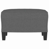 Vidaxl voetenbank 60x50x41 cm stof donkergrijs