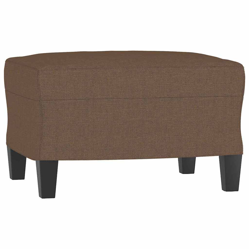 Vidaxl voetenbank 60x50x41 cm stof bruin