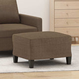 Vidaxl voetenbank 60x50x41 cm stof bruin