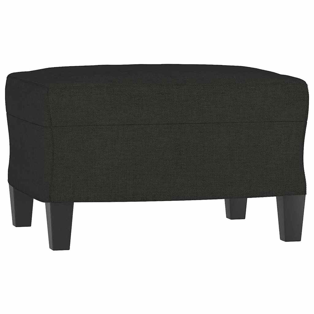 Vidaxl voetenbank 60x50x41 cm stof zwart