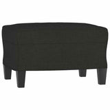 Vidaxl voetenbank 60x50x41 cm stof zwart