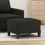 Vidaxl voetenbank 60x50x41 cm stof zwart