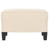 Vidaxl voetenbank 60x50x41 cm microvezelstof beige