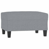 Vidaxl voetenbank 70x55x41 cm stof lichtgrijs