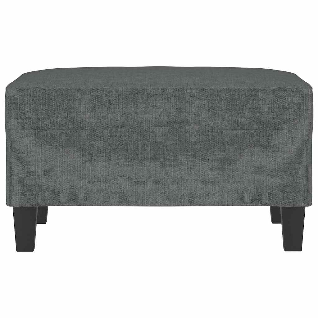 Vidaxl voetenbank 70x55x41 cm stof donkergrijs