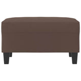 Vidaxl voetenbank 70x55x41 cm kunstleer bruin