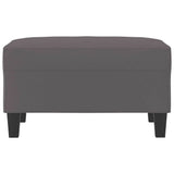 Vidaxl voetenbank 70x55x41 cm kunstleer grijs