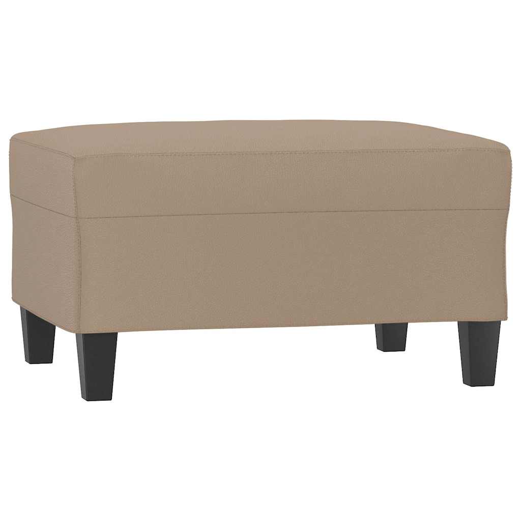 Vidaxl voetenbank 70x55x41 cm kunstleer cappuccino