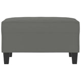 Vidaxl voetenbank 70x55x41 cm microvezelstof donkergrijs