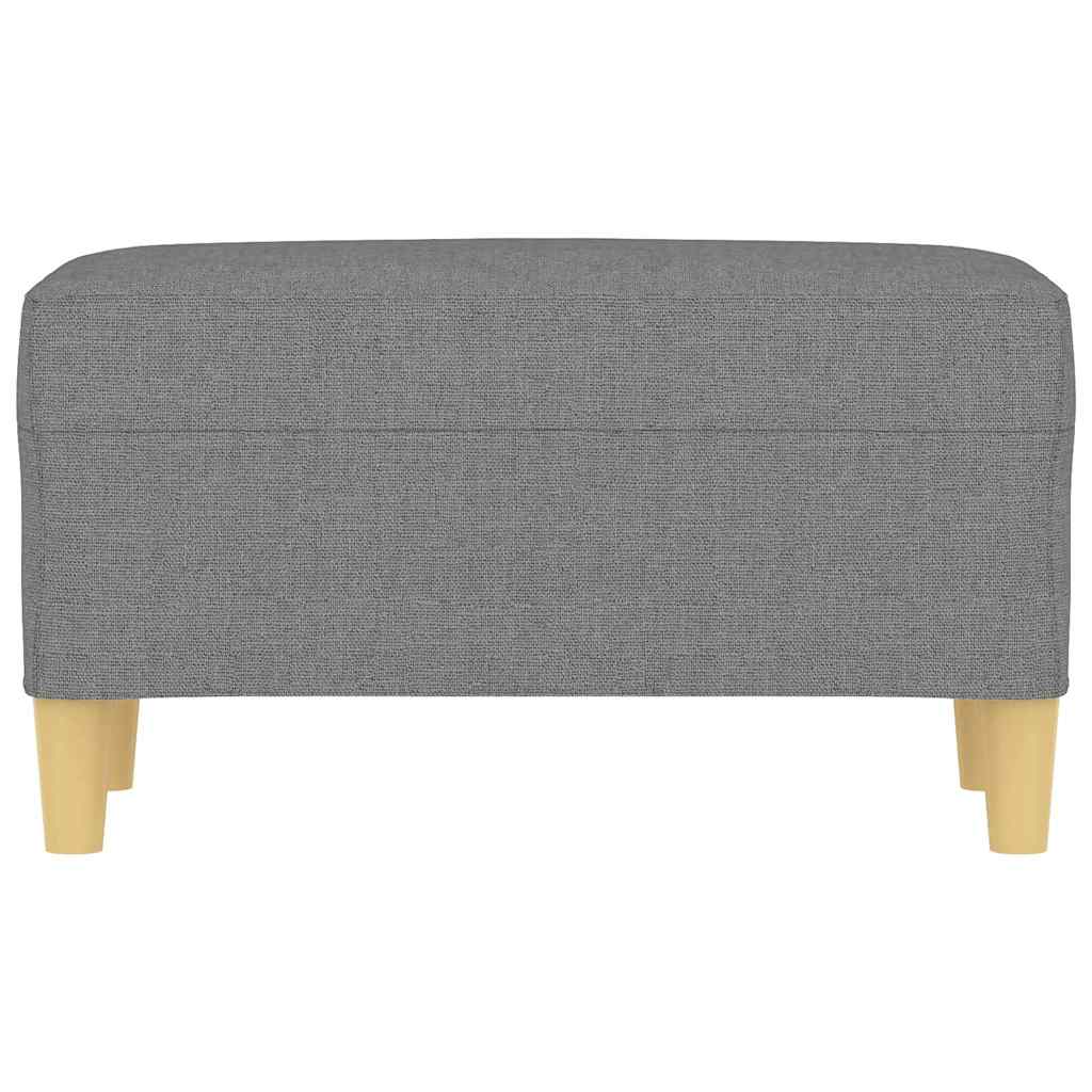 Vidaxl bankje 70x35x41 cm stof donkergrijs