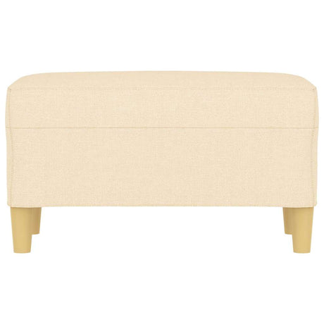 Vidaxl bankje 70x35x41 cm stof crèmekleurig