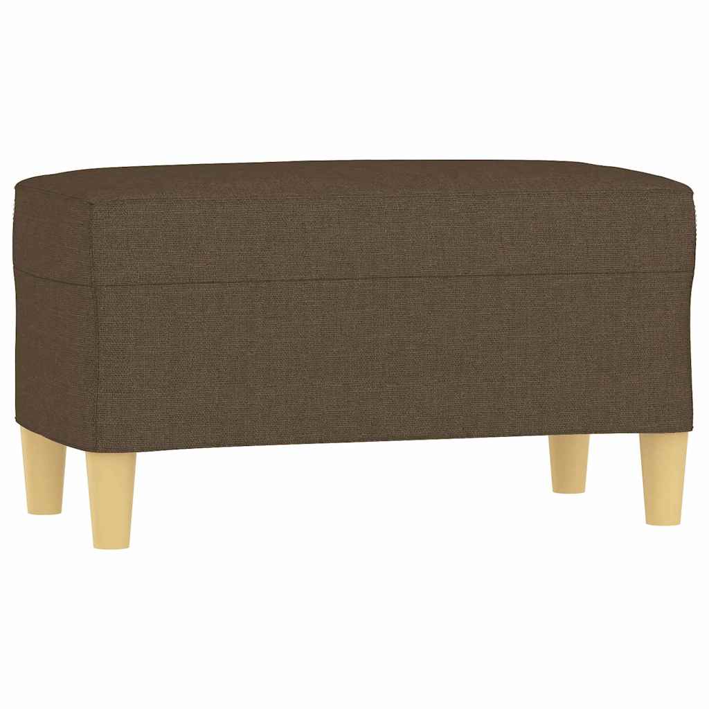 Vidaxl bankje 70x35x41 cm stof bruin