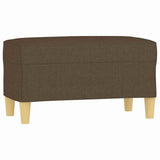 Vidaxl bankje 70x35x41 cm stof bruin
