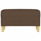 Vidaxl bankje 70x35x41 cm stof bruin