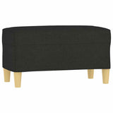 Vidaxl bankje 70x35x41 cm stof zwart