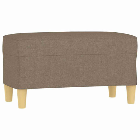 Vidaxl bankje 70x35x41 cm stof taupe