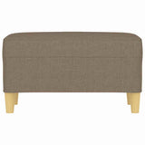 Vidaxl bankje 70x35x41 cm stof taupe