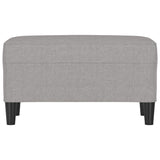 Vidaxl bankje 70x35x41 cm stof lichtgrijs