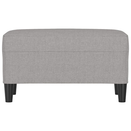 Vidaxl bankje 70x35x41 cm stof lichtgrijs