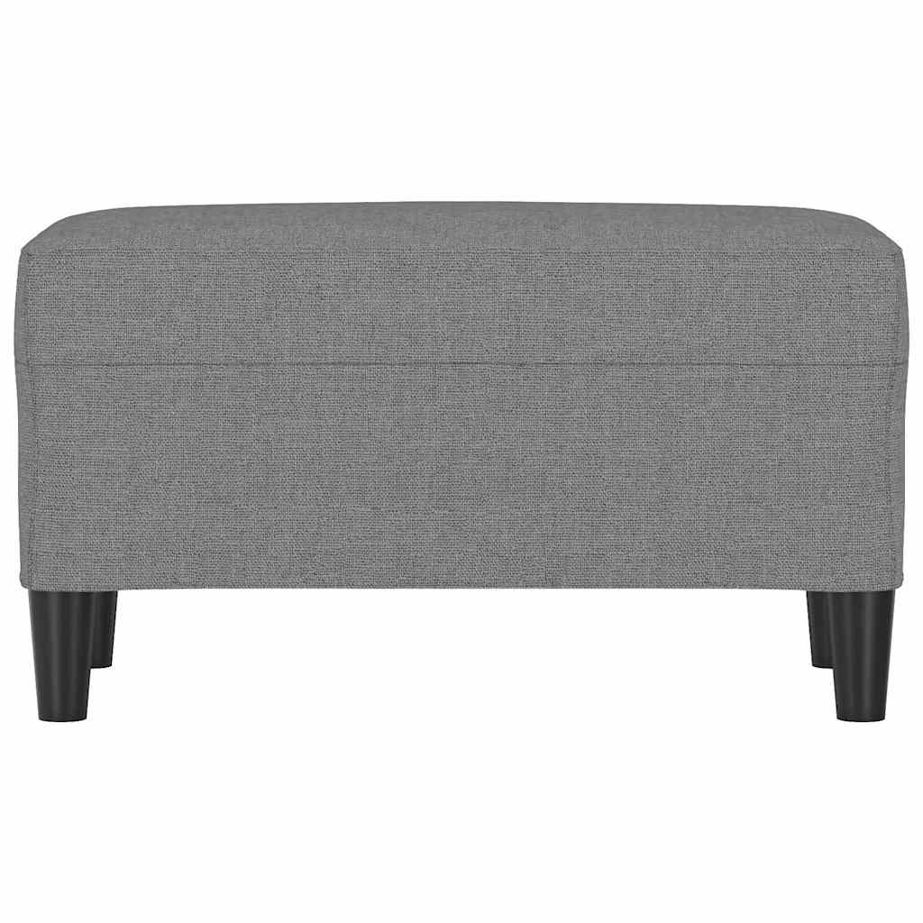 Vidaxl bankje 70x35x41 cm stof donkergrijs