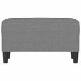Vidaxl bankje 70x35x41 cm stof donkergrijs