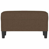 Vidaxl bankje 70x35x41 cm stof bruin