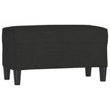 Vidaxl bankje 70x35x41 cm stof zwart