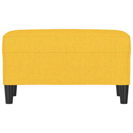Vidaxl bankje 70x35x41 cm stof lichtgeel