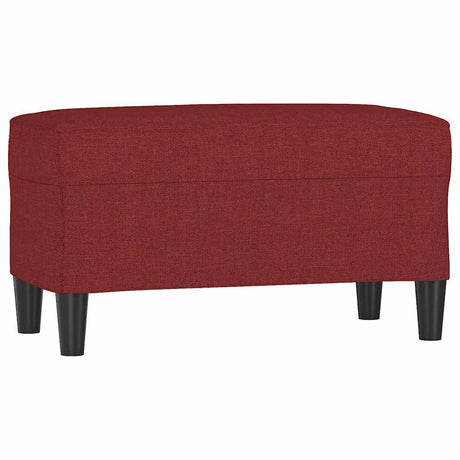 Vidaxl bankje 70x35x41 cm stof wijnrood