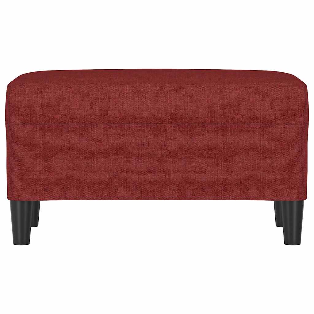 Vidaxl bankje 70x35x41 cm stof wijnrood