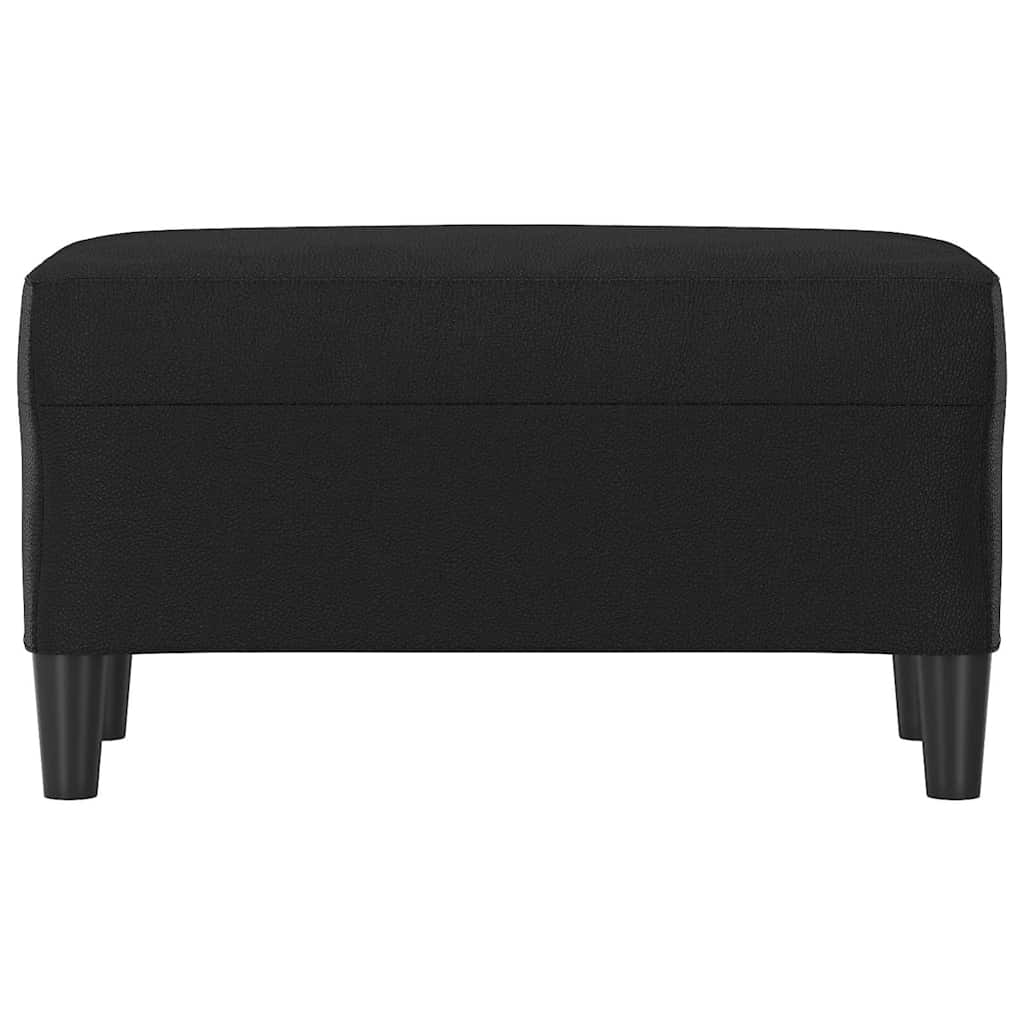 Vidaxl bankje 70x35x41 cm kunstleer zwart