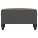Vidaxl bankje 70x35x41 cm fluweel donkergrijs