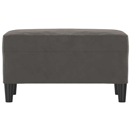 Vidaxl bankje 70x35x41 cm fluweel donkergrijs
