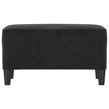 Vidaxl bankje 70x35x41 cm fluweel zwart