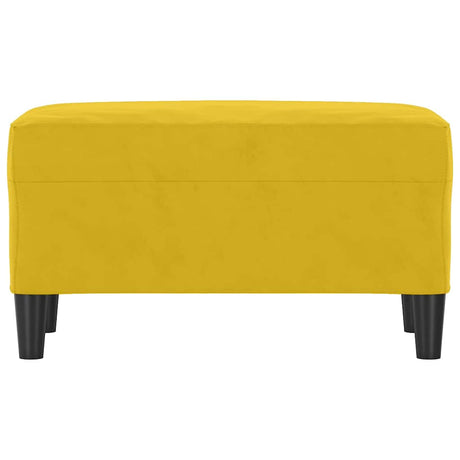 Vidaxl bankje 70x35x41 cm fluweel geel