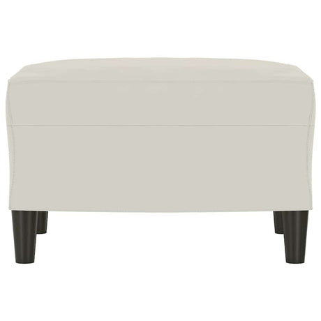 Vidaxl bankje 70x35x41 cm fluweel crèmekleurig