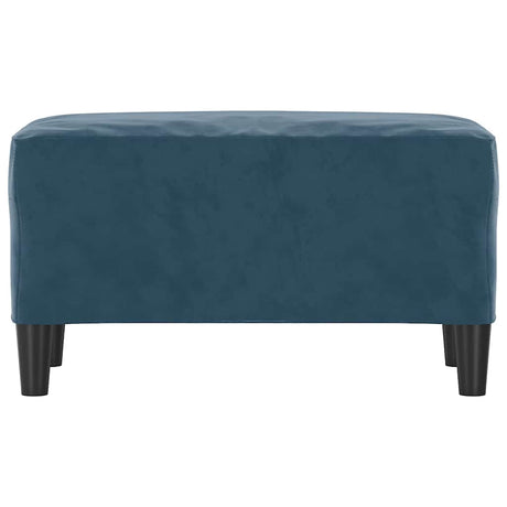 Vidaxl bankje 70x35x41 cm fluweel blauw