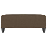 Vidaxl bankje 100x35x41 cm stof bruin