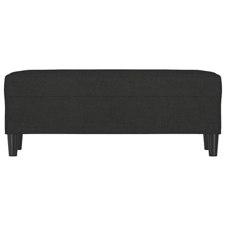 Vidaxl bankje 100x35x41 cm stof zwart