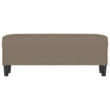Vidaxl bankje 100x35x41 cm stof taupe