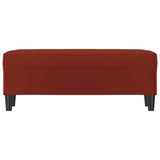 Vidaxl bankje 100x35x41 cm kunstleer wijnrood